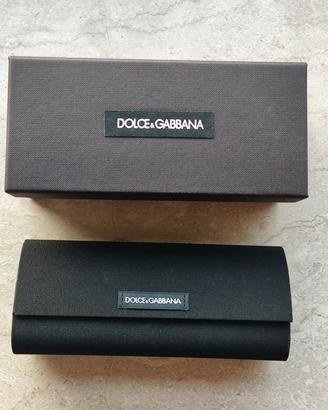Dolce & Gabbana Astuccio Rigido Occhiali Originale