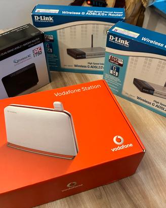 Stock di router perfettamente funzionanti