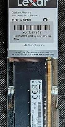 Lexar DDR4 RAM 1x8GB 3200MHz CL22