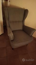 Poltrona grigia ikea