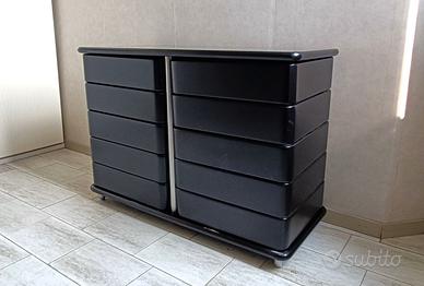 Cassettiera Ellisse,  design anni 70