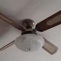 Ventilatore da soffitto con plafoniera