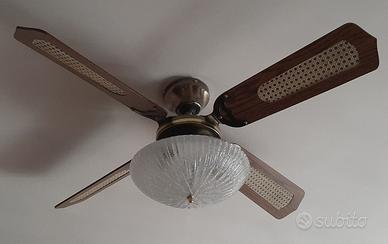 Ventilatore da soffitto con plafoniera