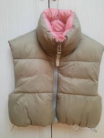 Gilet cropped reversibile zara donna