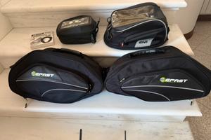 Set borse moto completo befast + givi + ogio