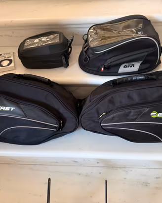 Set borse moto completo befast + givi + ogio
