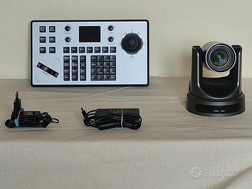 PTZOPTICS Streaming 4K Telecamera + IP Controller