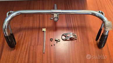 Manubrio BIANCHI bici freni a bacchetta