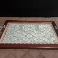 Vassoio con centrino