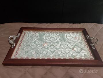 Vassoio con centrino