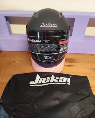 CASCO MOTO JET UNISEX SCOOTER NERO OPACO TAGLIA M