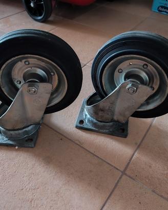 ruote girevoli carrello carrellino 