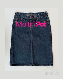 Meltin Pot gonna Jeans mai indossata 100% cotone