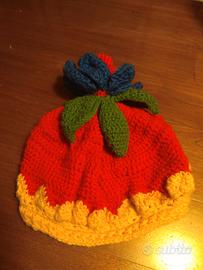 Cuffia all'uncinetto