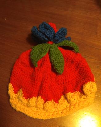 Cuffia all'uncinetto