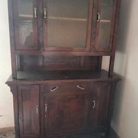 credenza con vetrina