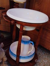 Lavamani antico in legno 