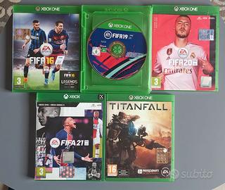 FIFA 16,19,20 e 21 + titanfall per XBOX ONE