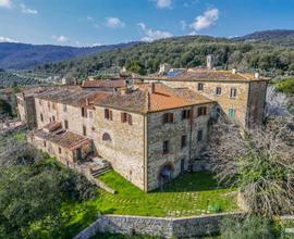 Rustico toscano con vista panoramica