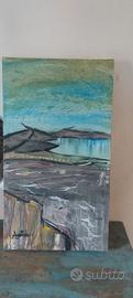 paesaggio dipinto a mano moderno 