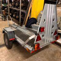 cresci - carrello porta moto  usato in buono stato