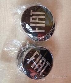 Coprimozzi FIAT 60 mm neri lucidi – nuovi