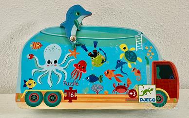 L'Acquario - Puzzle 16 Pezzi - Djeco