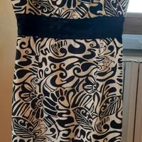 Vestito estivo bianco/nero