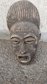 Maschera africana antica tribale 