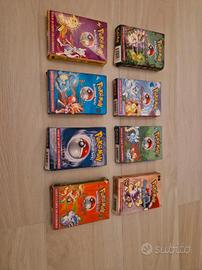 set 8 scatole vuote mazzi pokemon