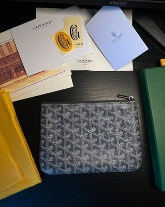 Goyard Senat Pouch Black/Gray