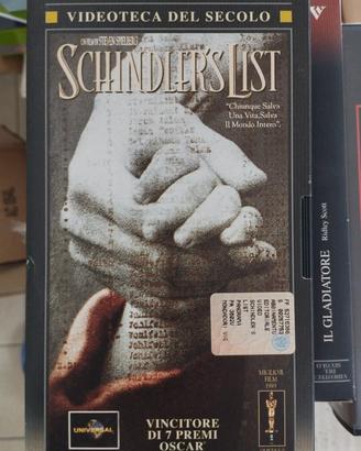 VHS film Schindler's list