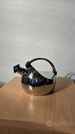 Bollitore in acciao vintage di Carlo Giannini