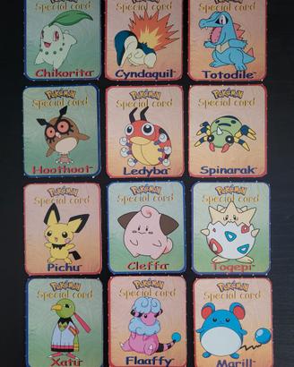 Lotto 22 Pokémon special card - Seconda generazion
