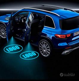 Luci per porte auto   logo Peugeot