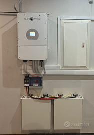 Kit 10kw fotovoltaico accumulo litio impianto 6kw