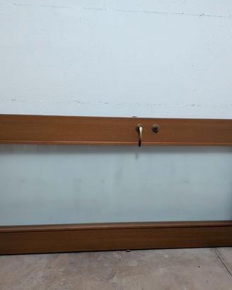PORTA IN LEGNO E VETRO - 83X210