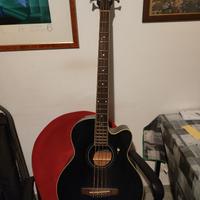 basso acustico amplificabile Ibanez AEB8E-BK