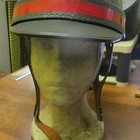 casco da postino motociclista vintage di poste ita
