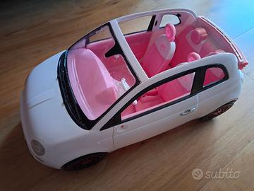 Mattel Barbie Fiat 500 Bianca e Rosa