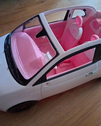 Mattel Barbie Fiat 500 Bianca e Rosa