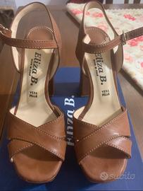 Sandali in pelle Eliza B.-made in Italy- taglia 36