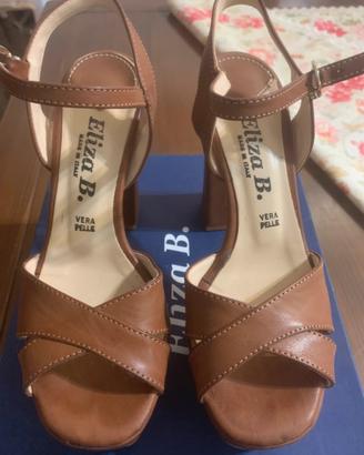 Sandali in pelle Eliza B.-made in Italy- taglia 36