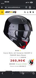 Casco Moto Jet Scorpion COVERT-X TANKER
