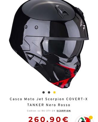 Casco Moto Jet Scorpion COVERT-X TANKER