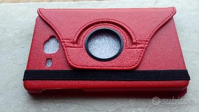 Cover ecopelle rossa x tablet Samsung Galaxy Tab3