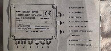 scheda vasca idromassaggio A.E.S. elettronica Nuov
