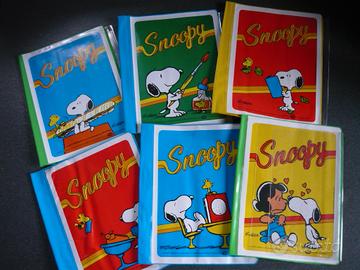 Copertine plastificate Snoopy quaderni A5 vintage