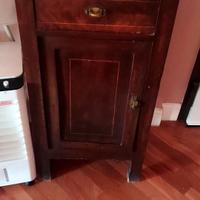 Comodino Moderno con Cassetto e Vano Aperto