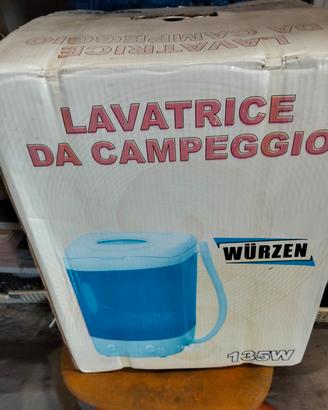 lavatrice campeggio